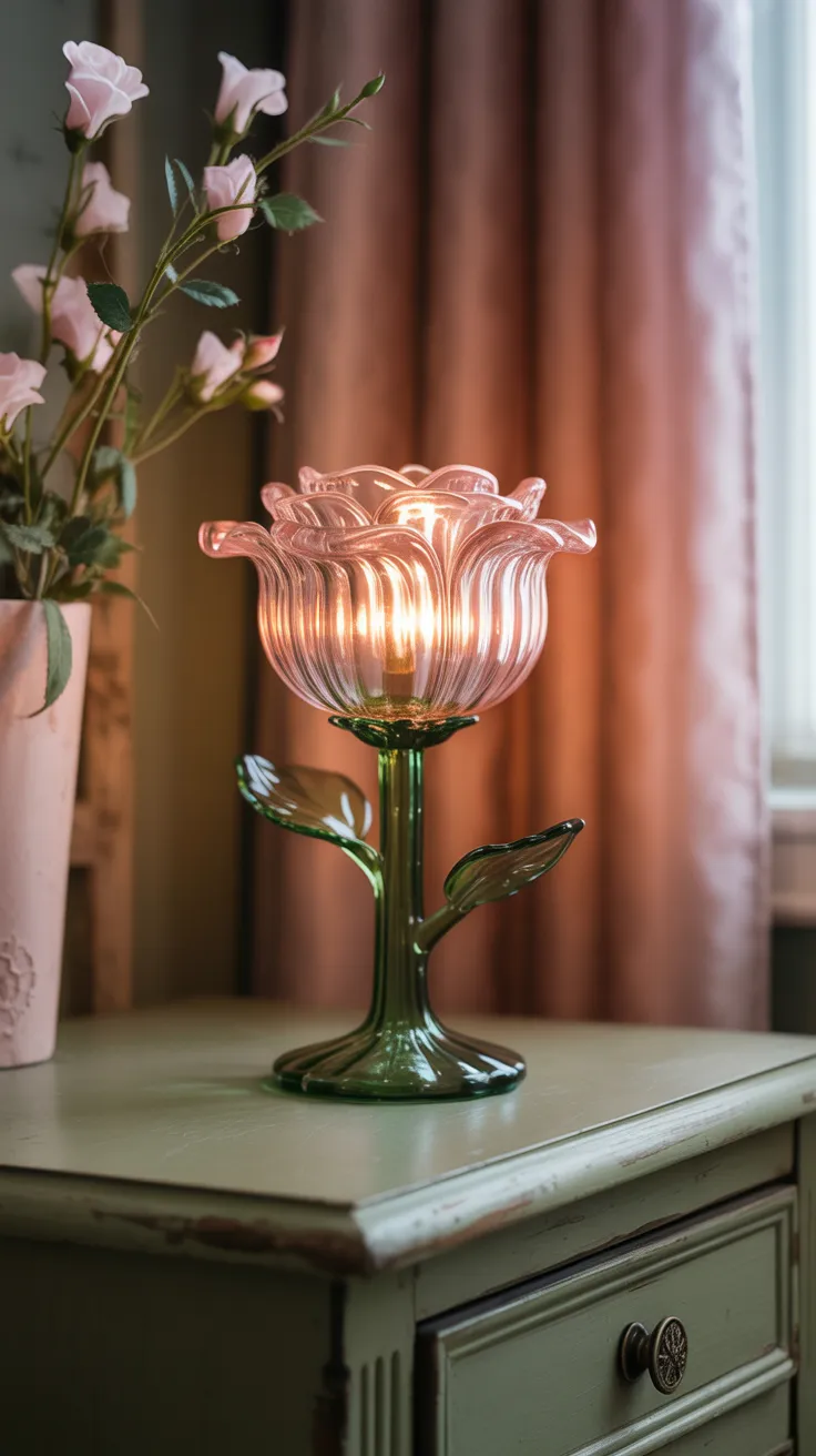 Glass Flower Lamp: 12 Enchanting Designs For Your Home