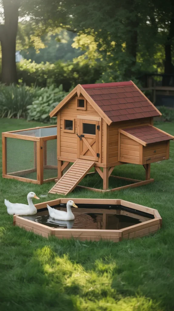 Duck Coop Ideas With Pond: 12 Stunning Designs