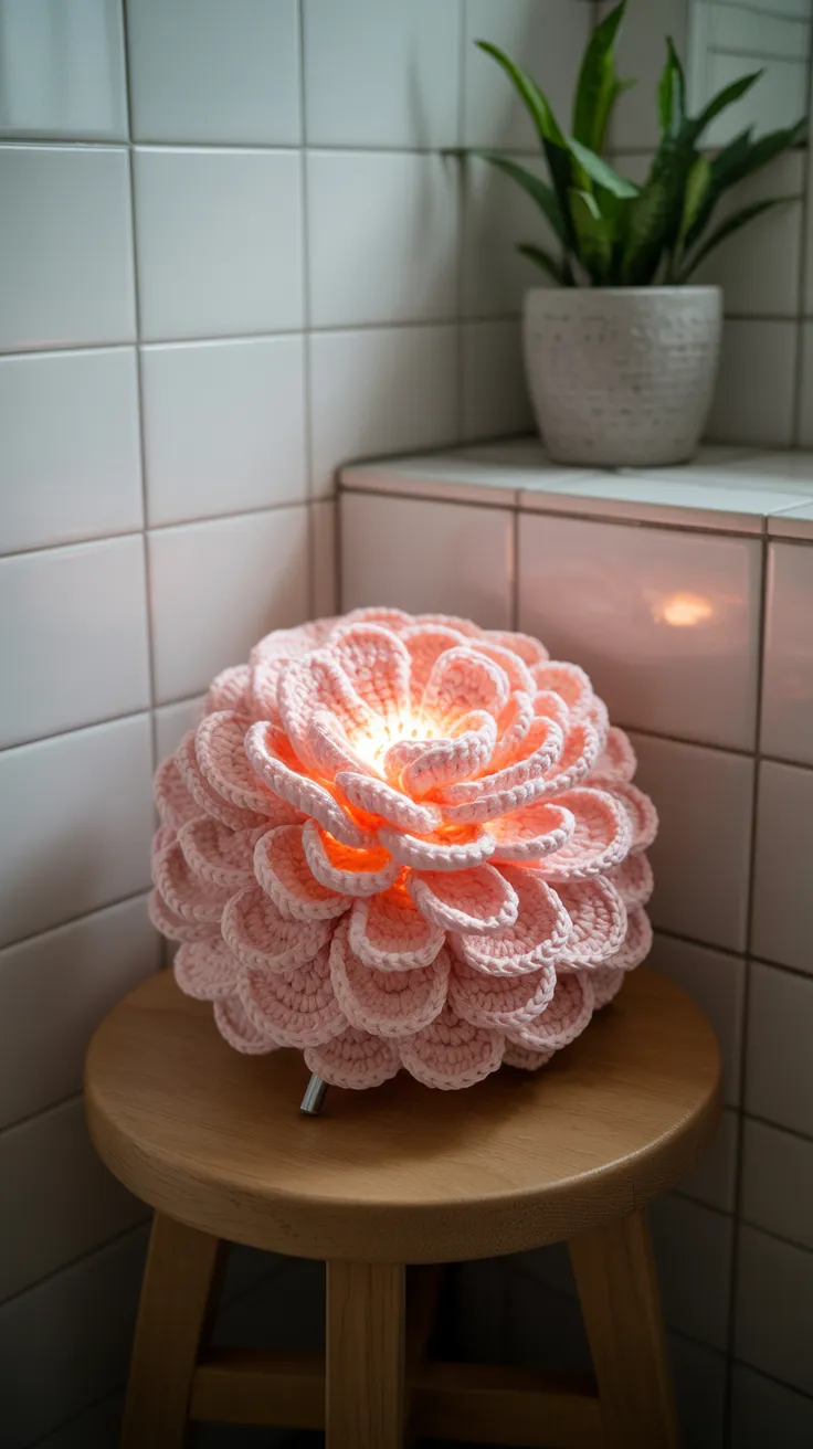 Crochet Flower Lamp: 12 Enchanting Designs For Your Home