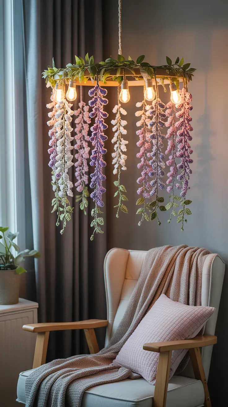 Crochet Flower Lamp: 12 Enchanting Designs For Your Home