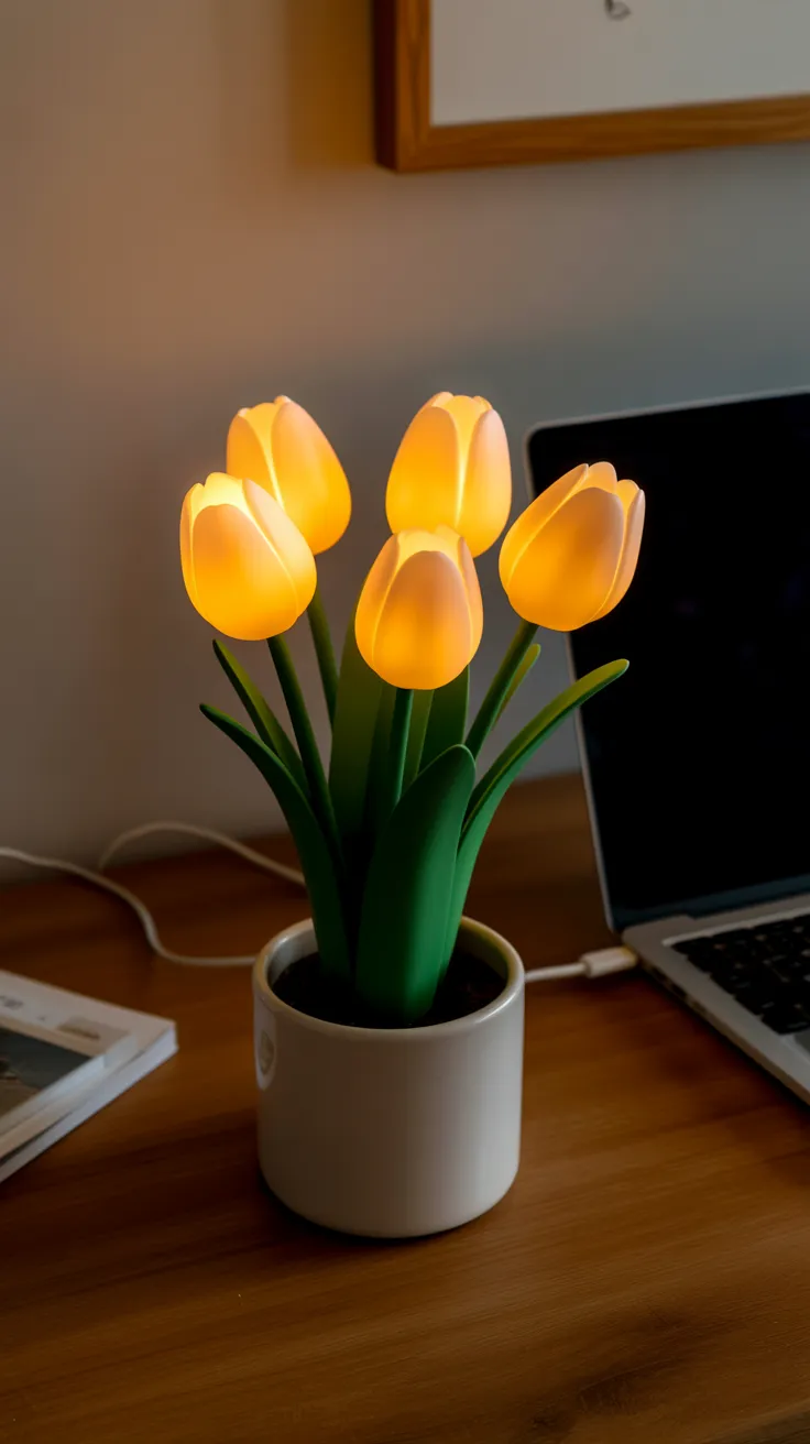 Flower Table Lamp: Enchanting Floral Lighting For Your Home