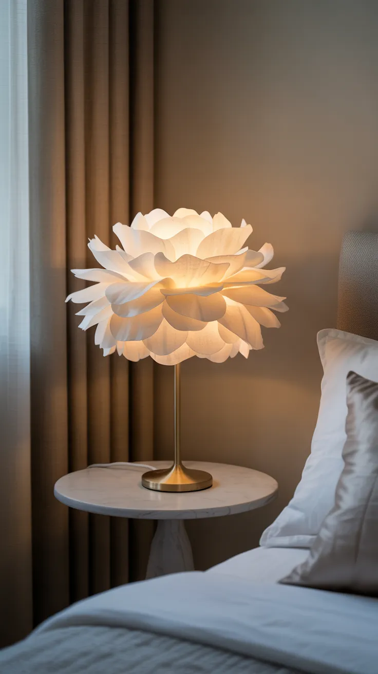 Flower Table Lamp: Enchanting Floral Lighting For Your Home