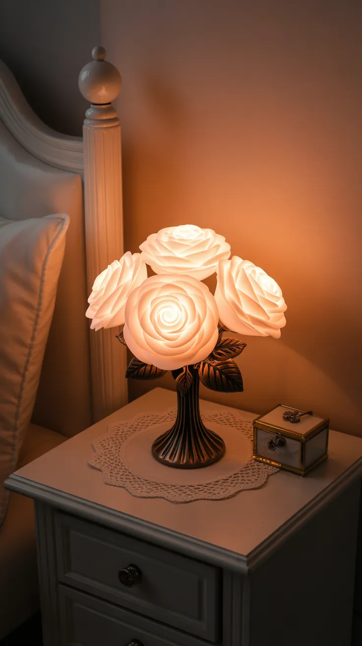 Flower Table Lamp: Enchanting Floral Lighting For Your Home