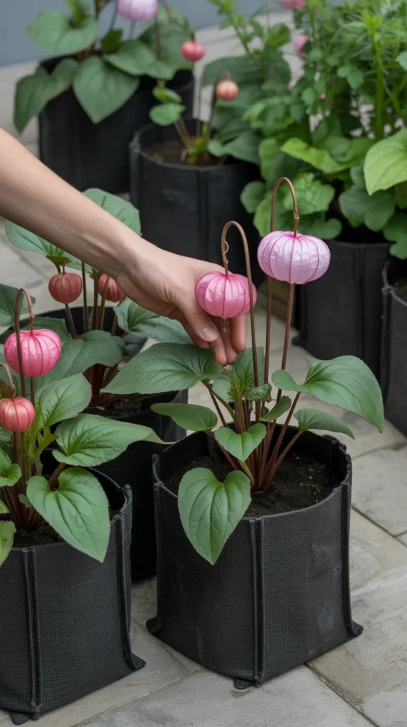 Chinese Lantern Flower Pink: Enchanting Blooms For Gardens