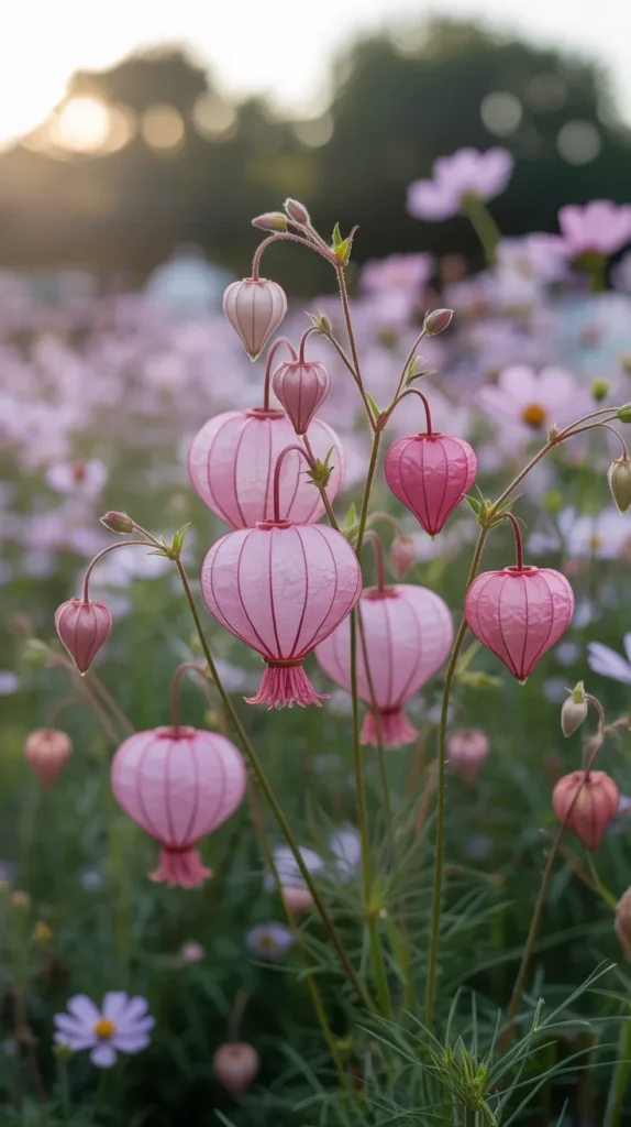 Chinese Lantern Flower Pink: Enchanting Blooms For Gardens