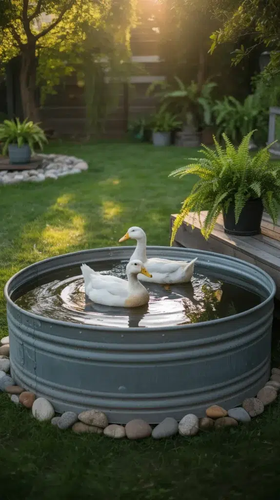Stock Tank Duck Pond Ideas: 12 Stunning Backyard Oasis Designs