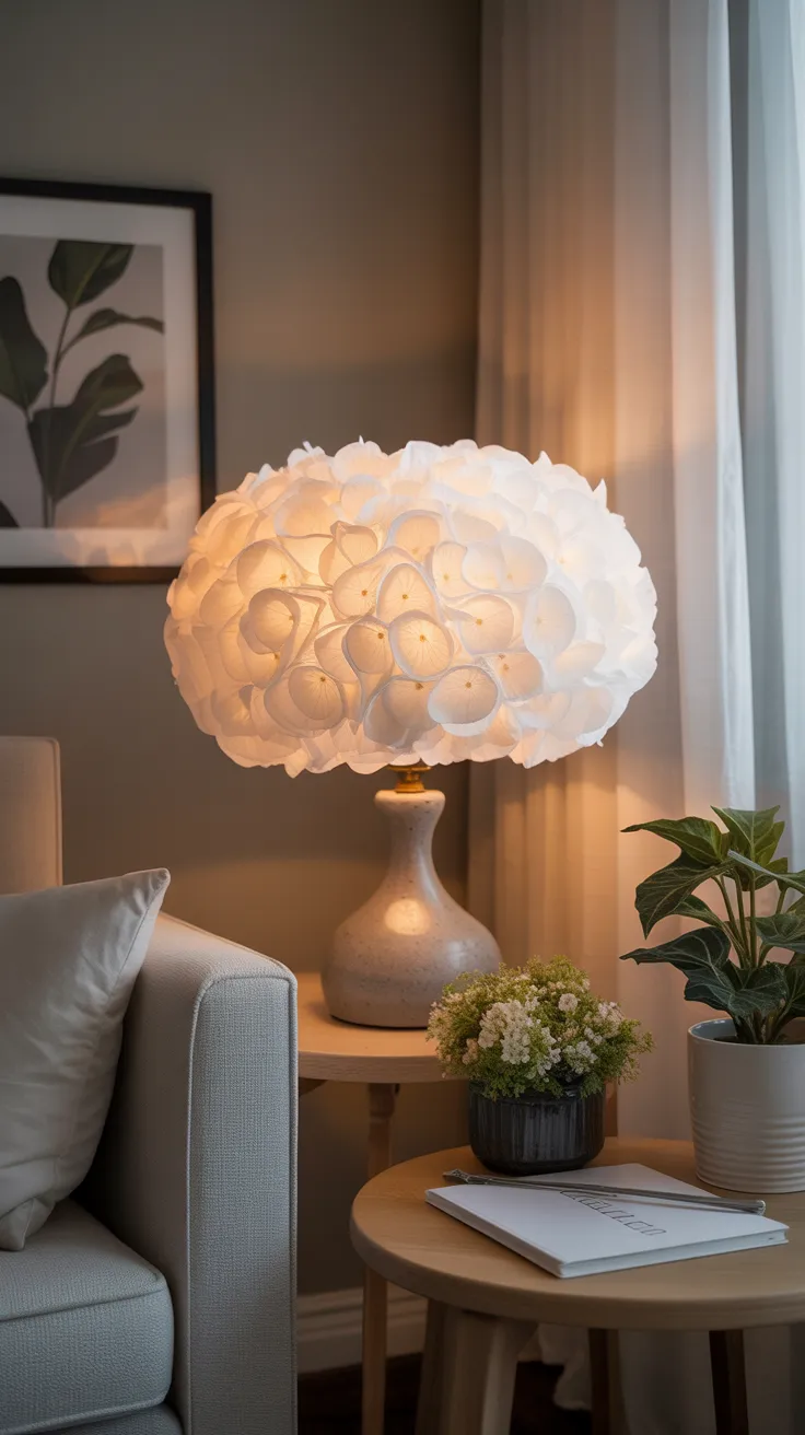 Flower Lamp Shade DIY: 12 Beautiful Ideas To Illuminate Your Home
