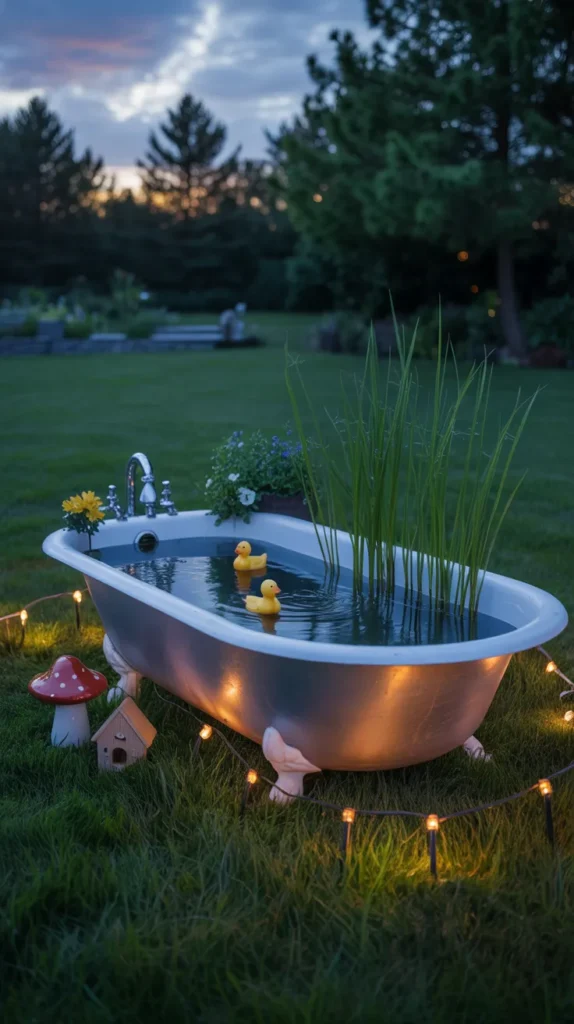 Bathtub Duck Pond Ideas: 12 Enchanting Water Features