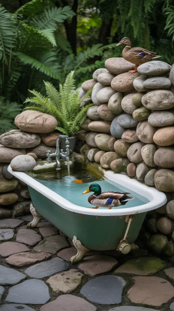 Bathtub Duck Pond Ideas: 12 Enchanting Water Features