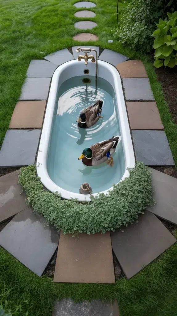 Bathtub Duck Pond Ideas: 12 Enchanting Water Features