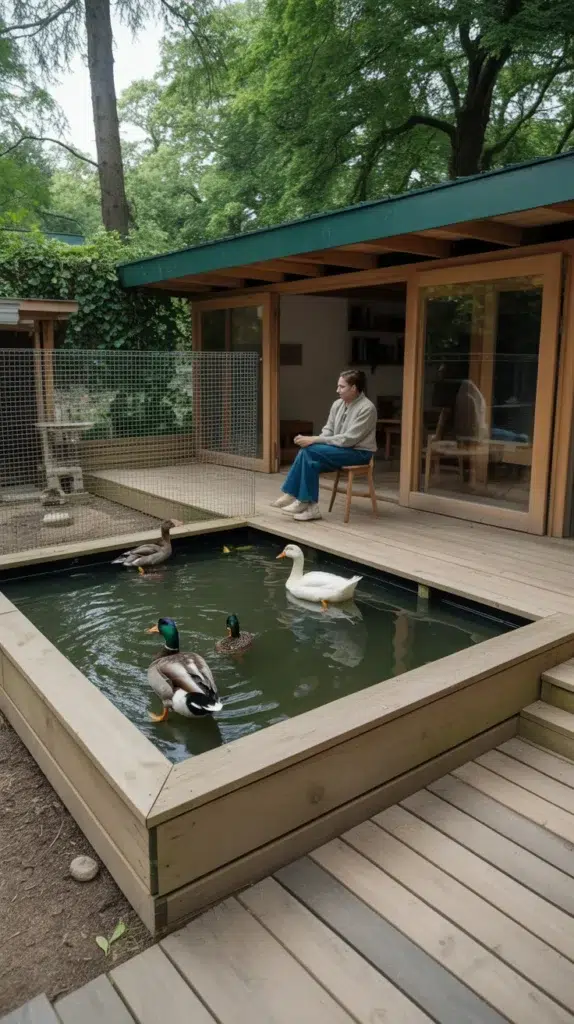 Duck Run Ideas With Pond: 12 Captivating Designs