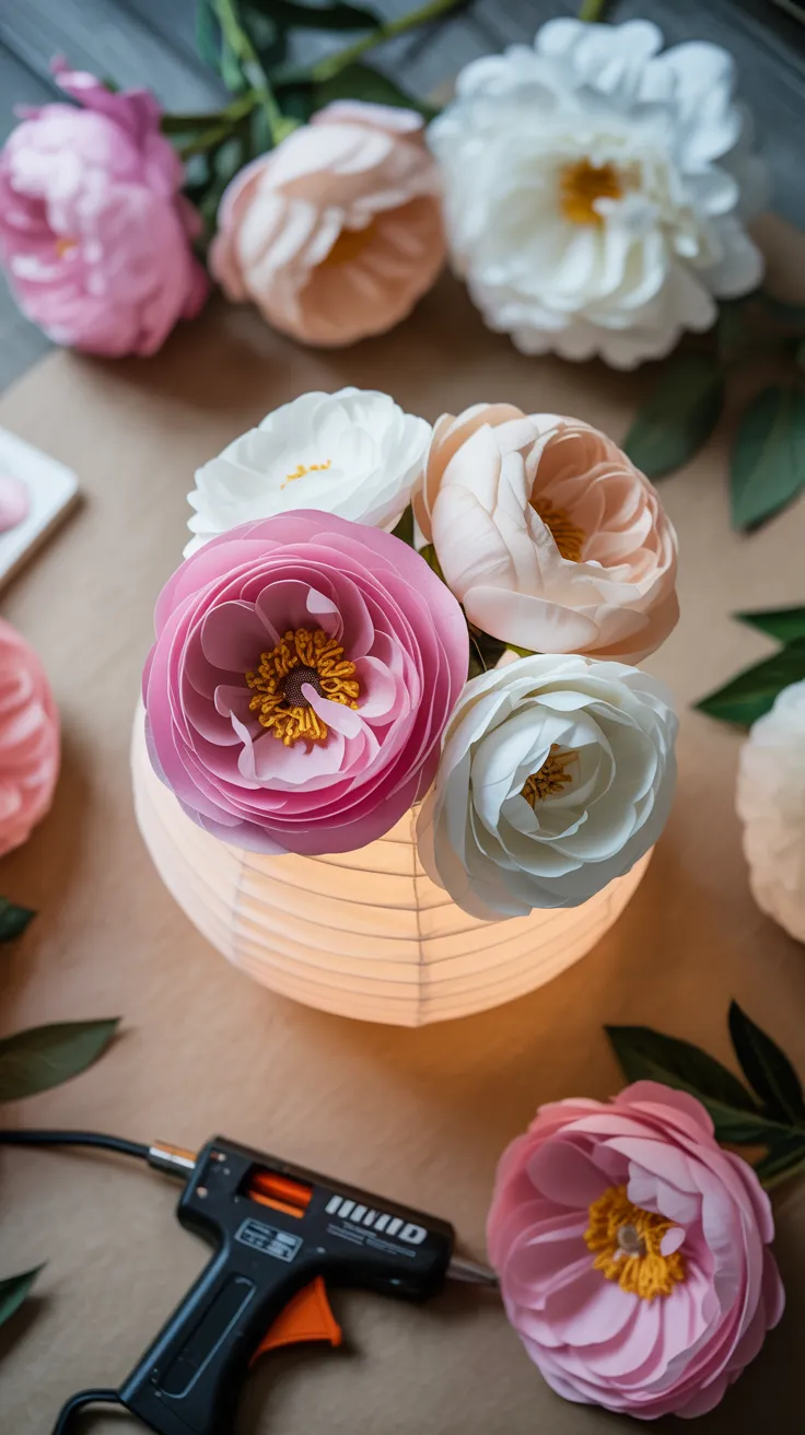 Flower-Shaped Lamps With Glowing Bulbs: 10 Enchanting Designs