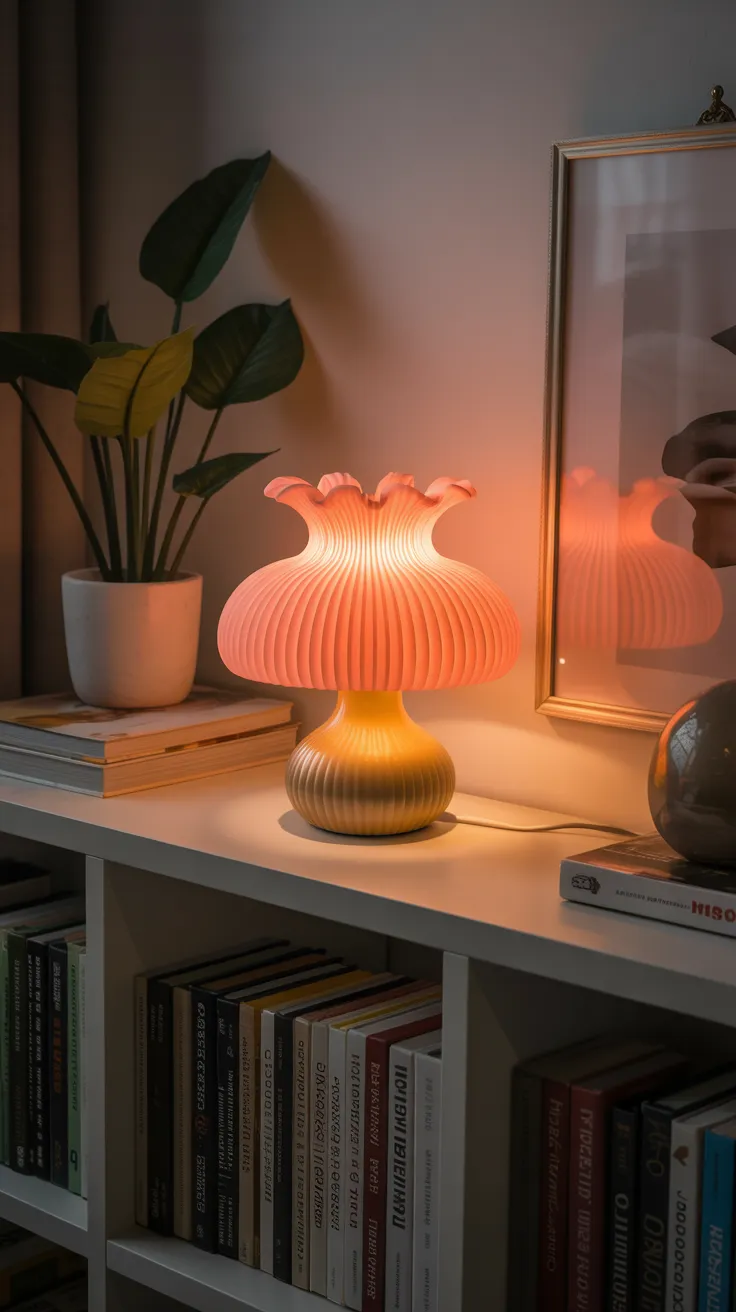 Flower-Shaped Lamps With Glowing Bulbs: 10 Enchanting Designs