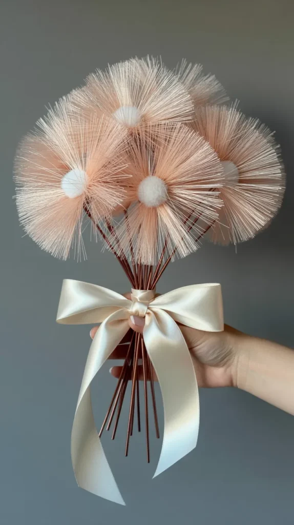 Fuzzy Wire Flower Bouquet: Stunning DIY Craft Ideas