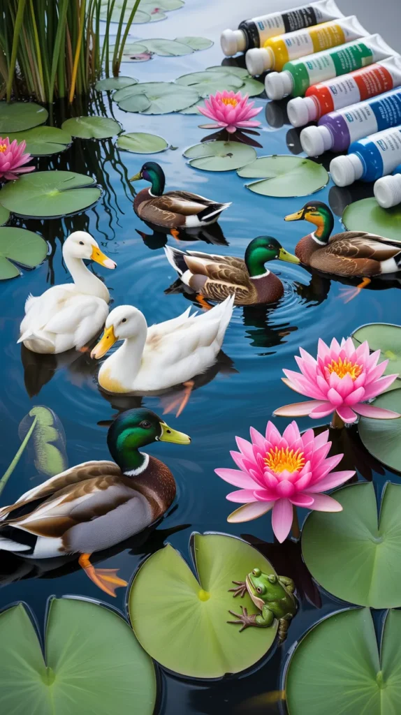 Duck Pond Painting Ideas: 15 Breathtaking Waterscapes