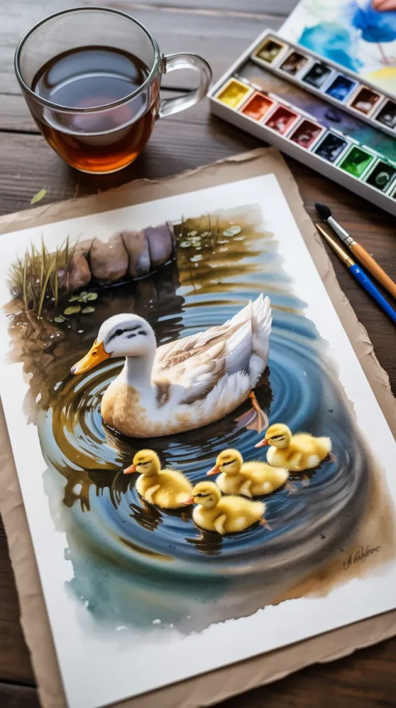 Duck Pond Painting Ideas: 15 Breathtaking Waterscapes