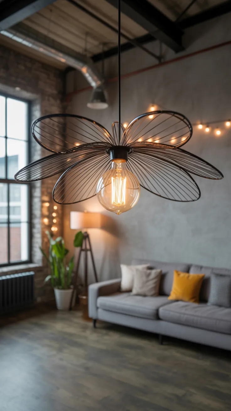 Hanging Flower Lamp: 15 Stunning Botanical Lighting Ideas