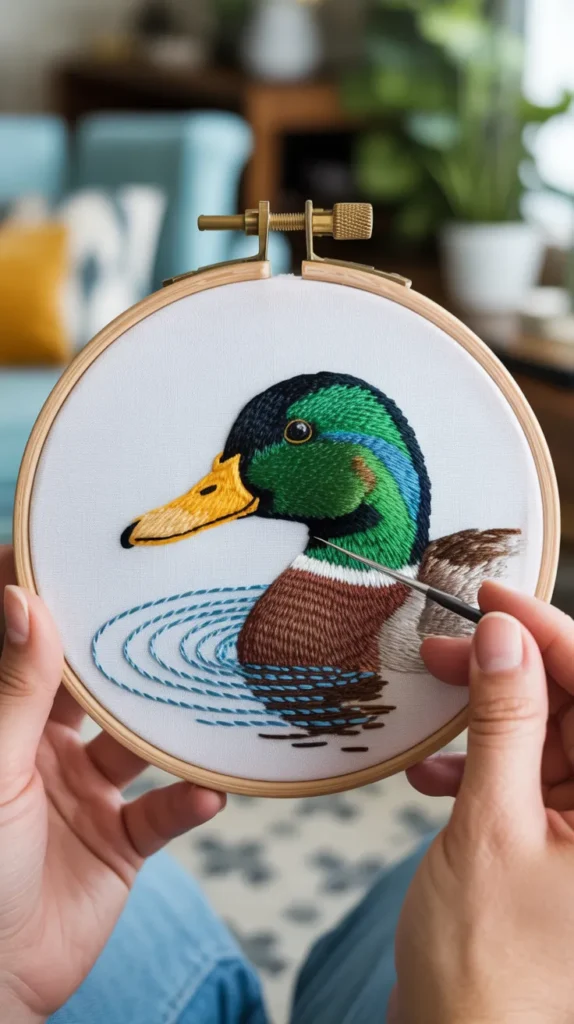 Duck Pond Embroidery Ideas: 12 Enchanting Designs