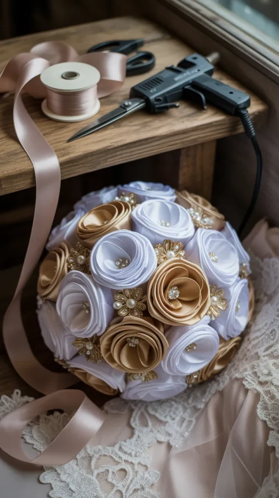 Satin Flower Bouquet: Elegant Arrangements for Stunning Events