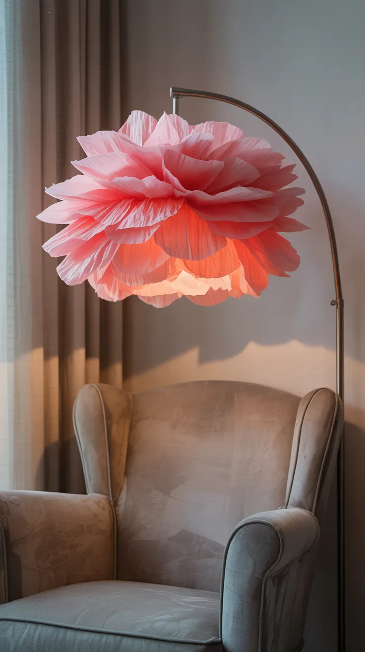Paper Flower Lamp DIY: 12 Stunning Ideas For Home Decor