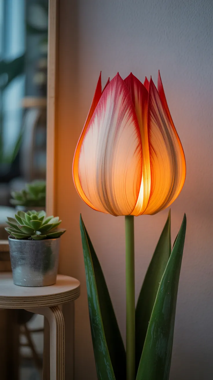 Tulip Flower Lamp: Enchanting Lighting for Your Home