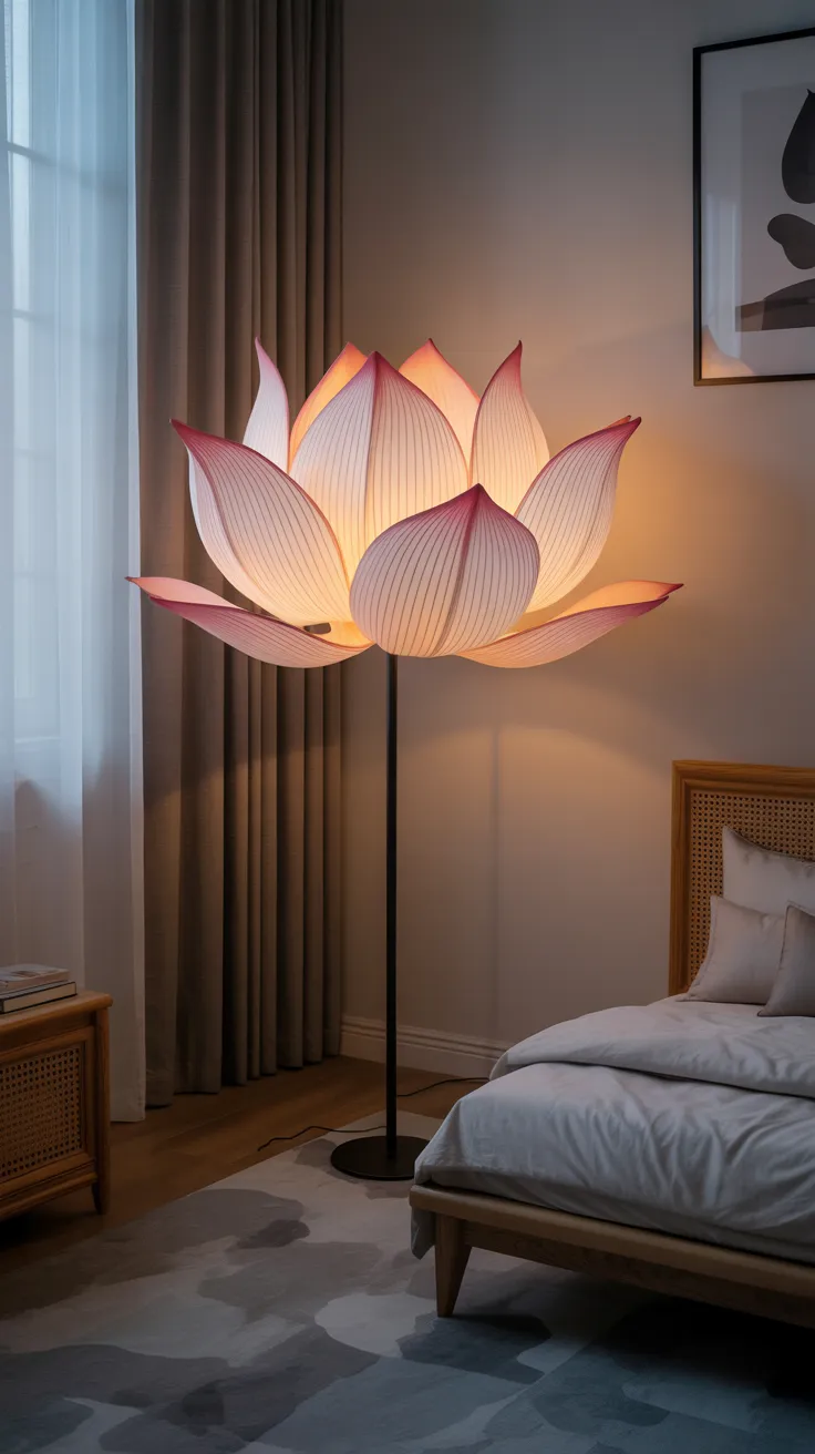 Flower Standing Lamp: Breathtaking Decor For Elegant Homes