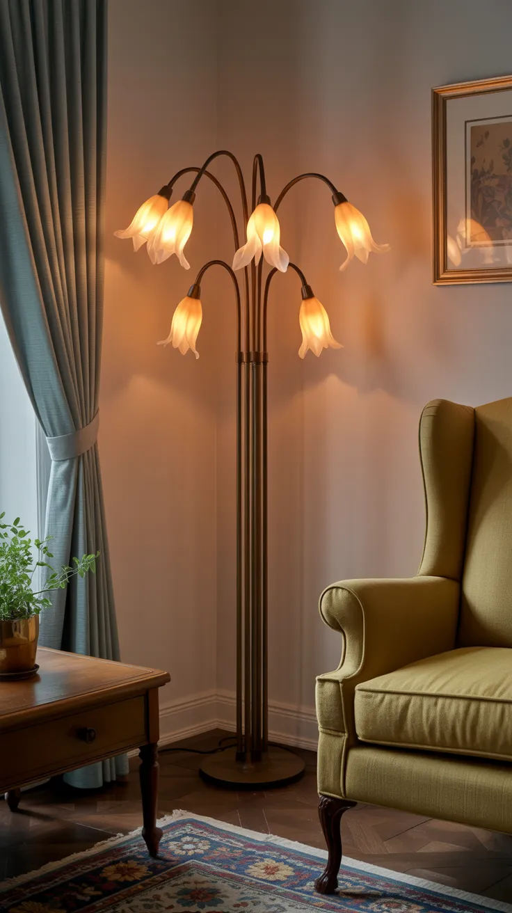 Flower Standing Lamp: Breathtaking Decor For Elegant Homes