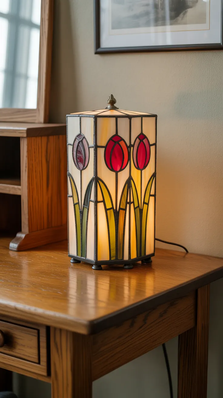Tiffany Flower Lamp: Breathtaking Stained Glass Artistry