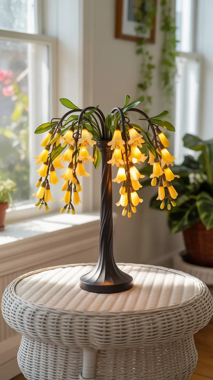 Tiffany Flower Lamp: Breathtaking Stained Glass Artistry