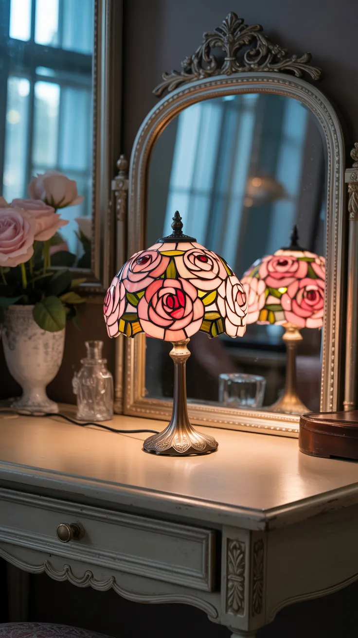 Tiffany Flower Lamp: Breathtaking Stained Glass Artistry