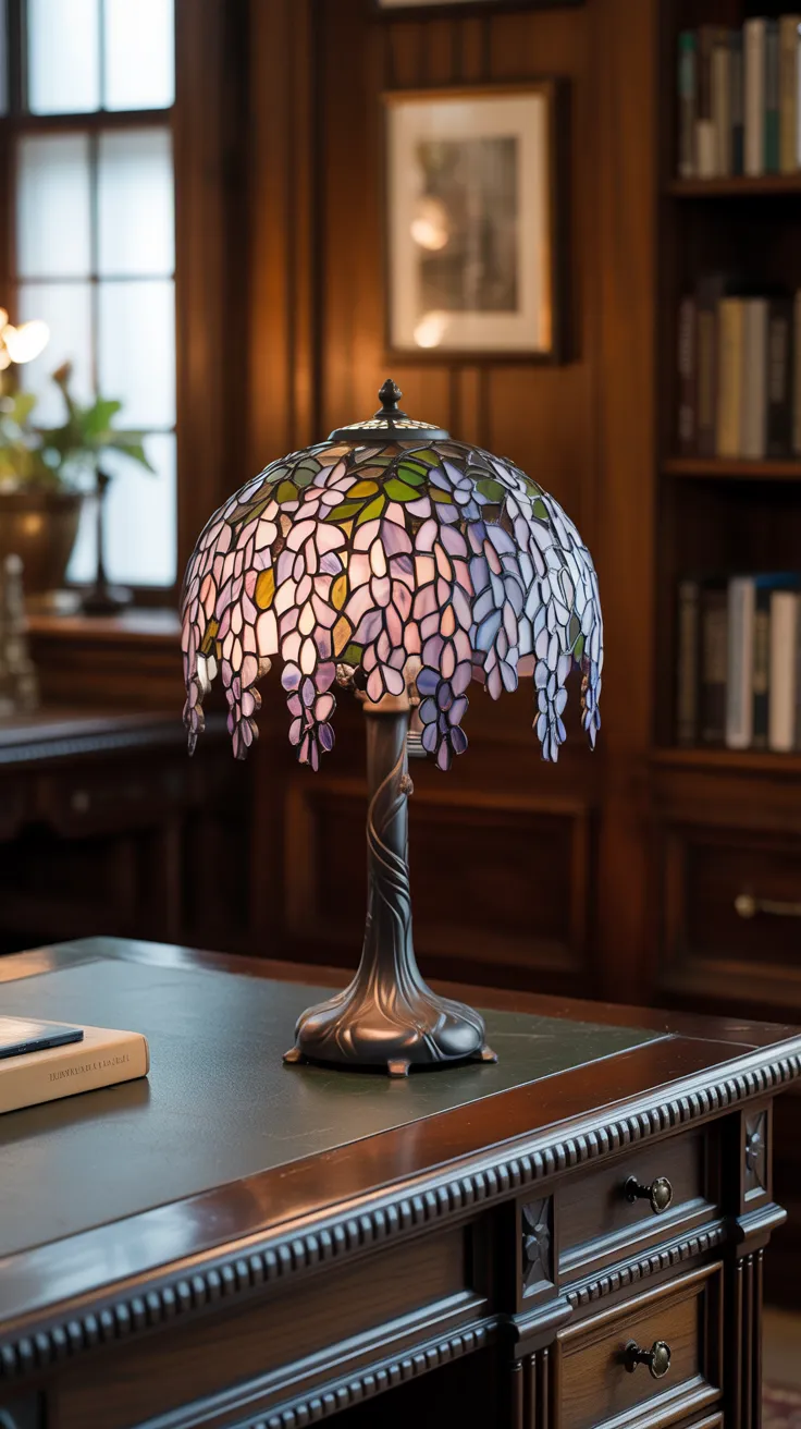 Tiffany Flower Lamp: Breathtaking Stained Glass Artistry
