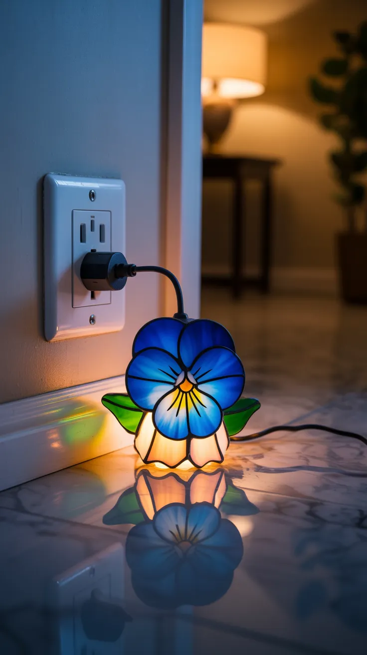Stained Glass Flower Lamp: 12 Breathtaking Designs