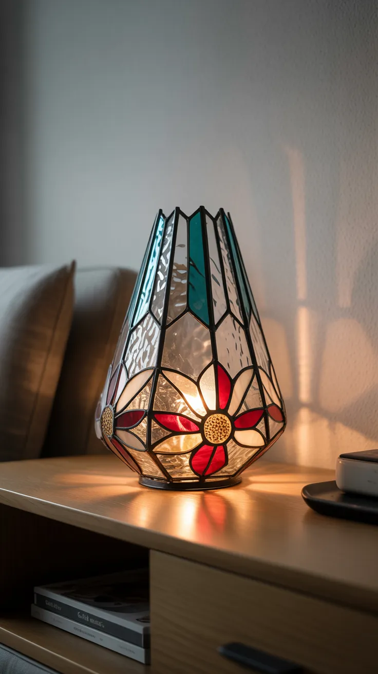 Stained Glass Flower Lamp: 12 Breathtaking Designs