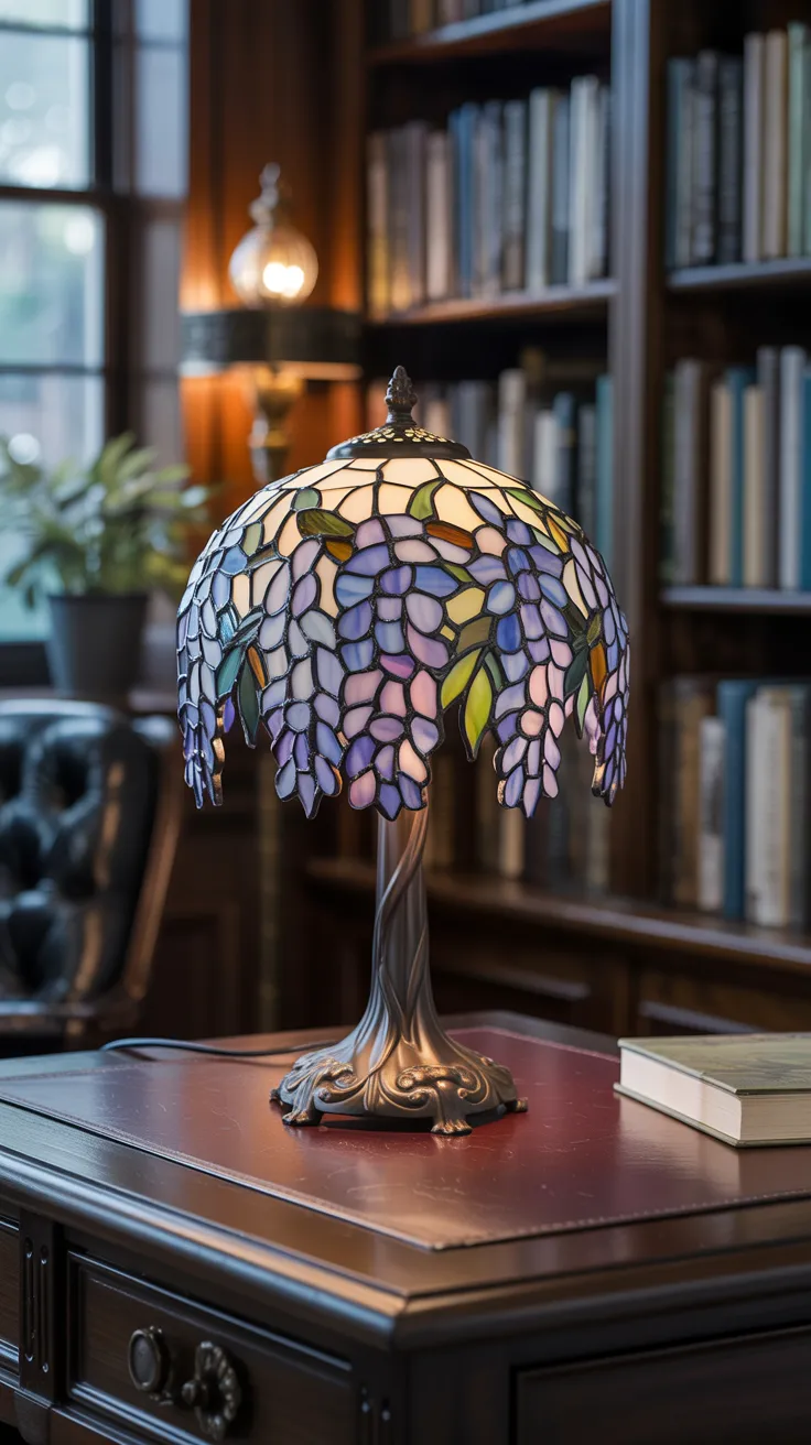 Stained Glass Flower Lamp: 12 Breathtaking Designs