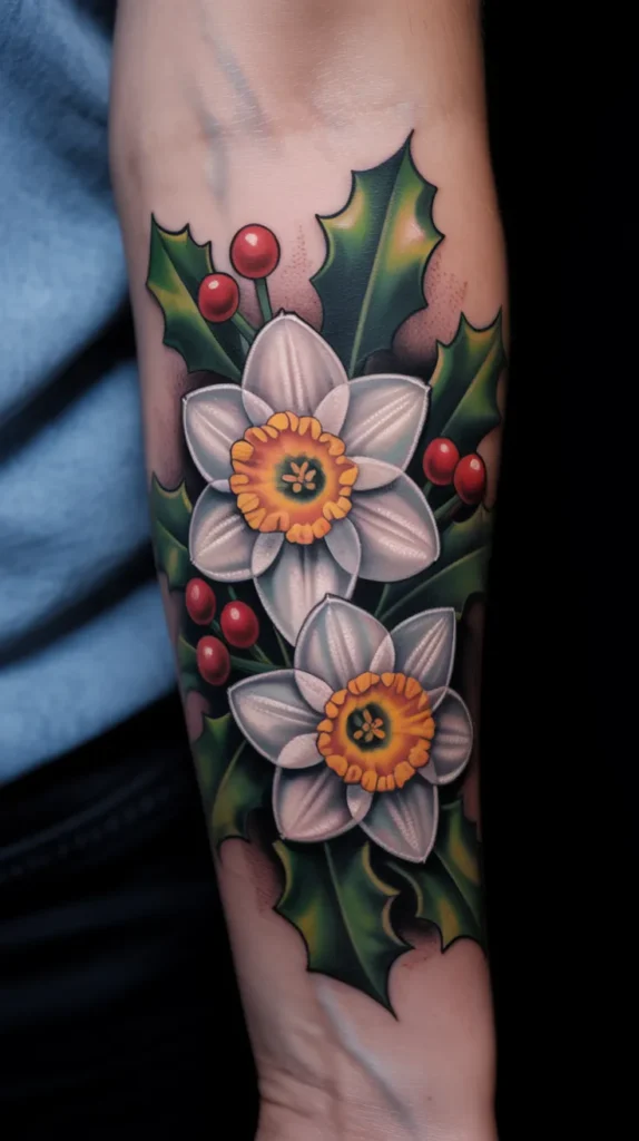 Birth Month Flower Tattoos Bouquet: 12 Breathtaking Designs