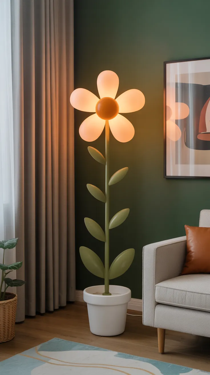 Tall Flower Lamp: 12 Stunning Options For Elegant Home Decor