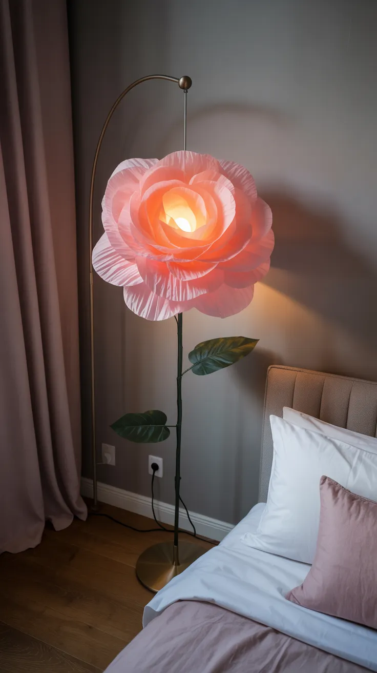 Tall Flower Lamp: 12 Stunning Options For Elegant Home Decor
