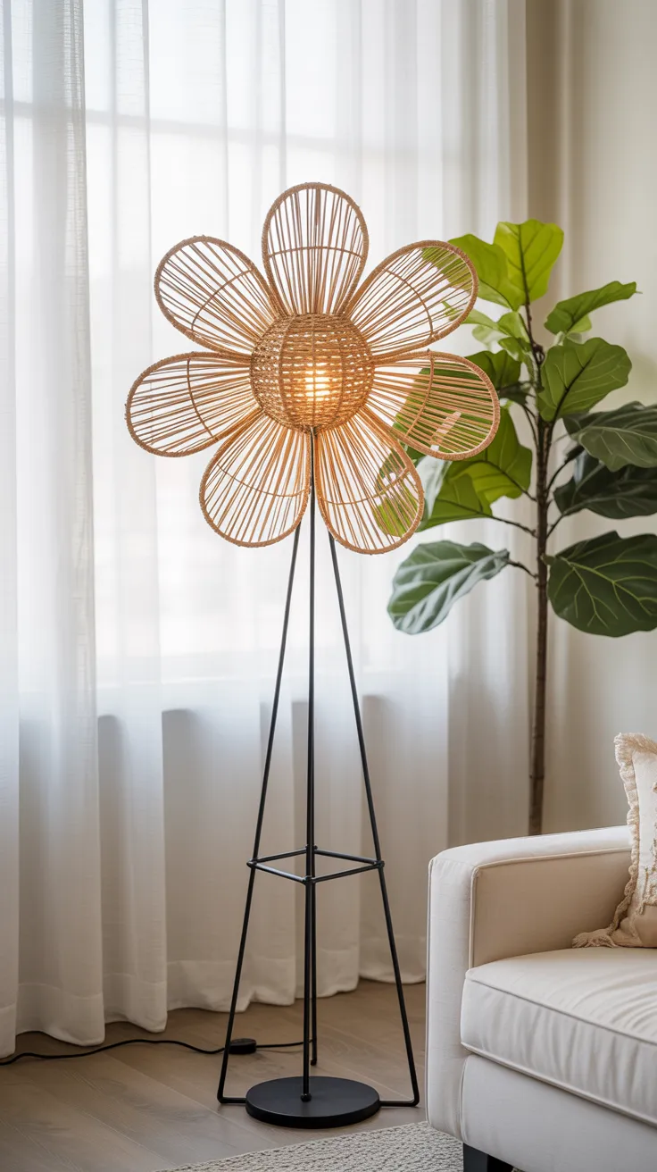 Tall Flower Lamp: 12 Stunning Options For Elegant Home Decor