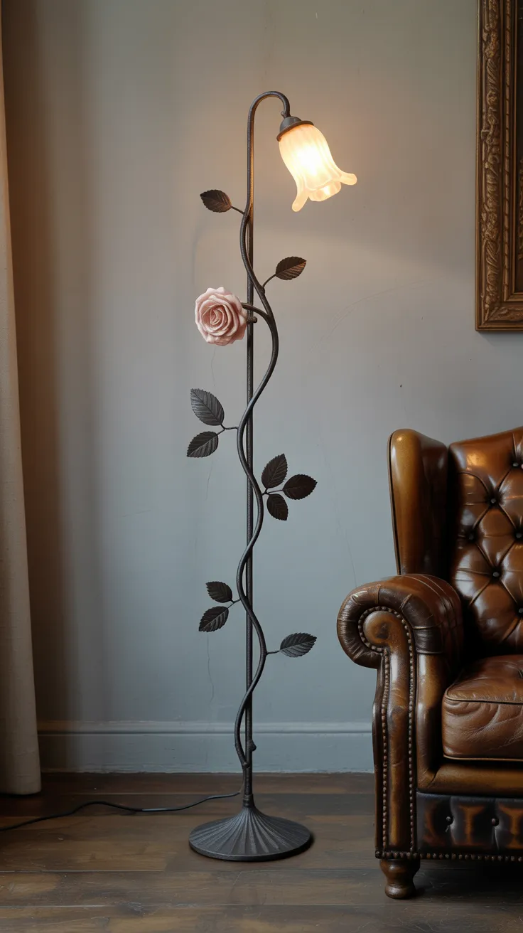 Antique Flower Lamp: Enchanting Vintage Lighting Ideas