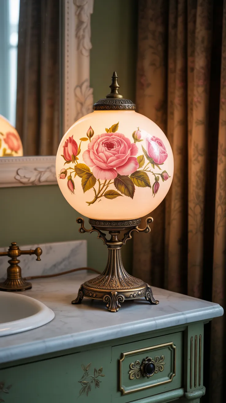 Antique Flower Lamp: Enchanting Vintage Lighting Ideas