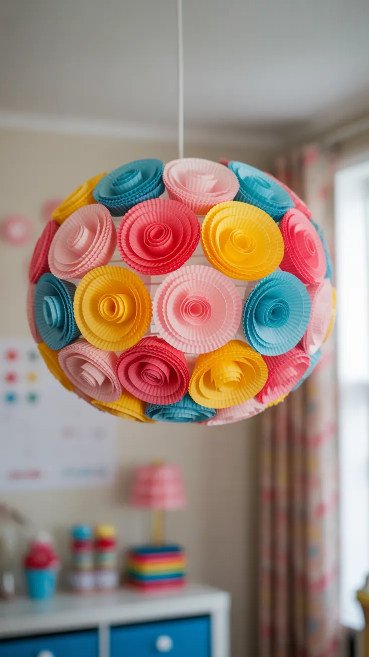DIY Paper Flower Lamp Shade: 12 Enchanting Projects