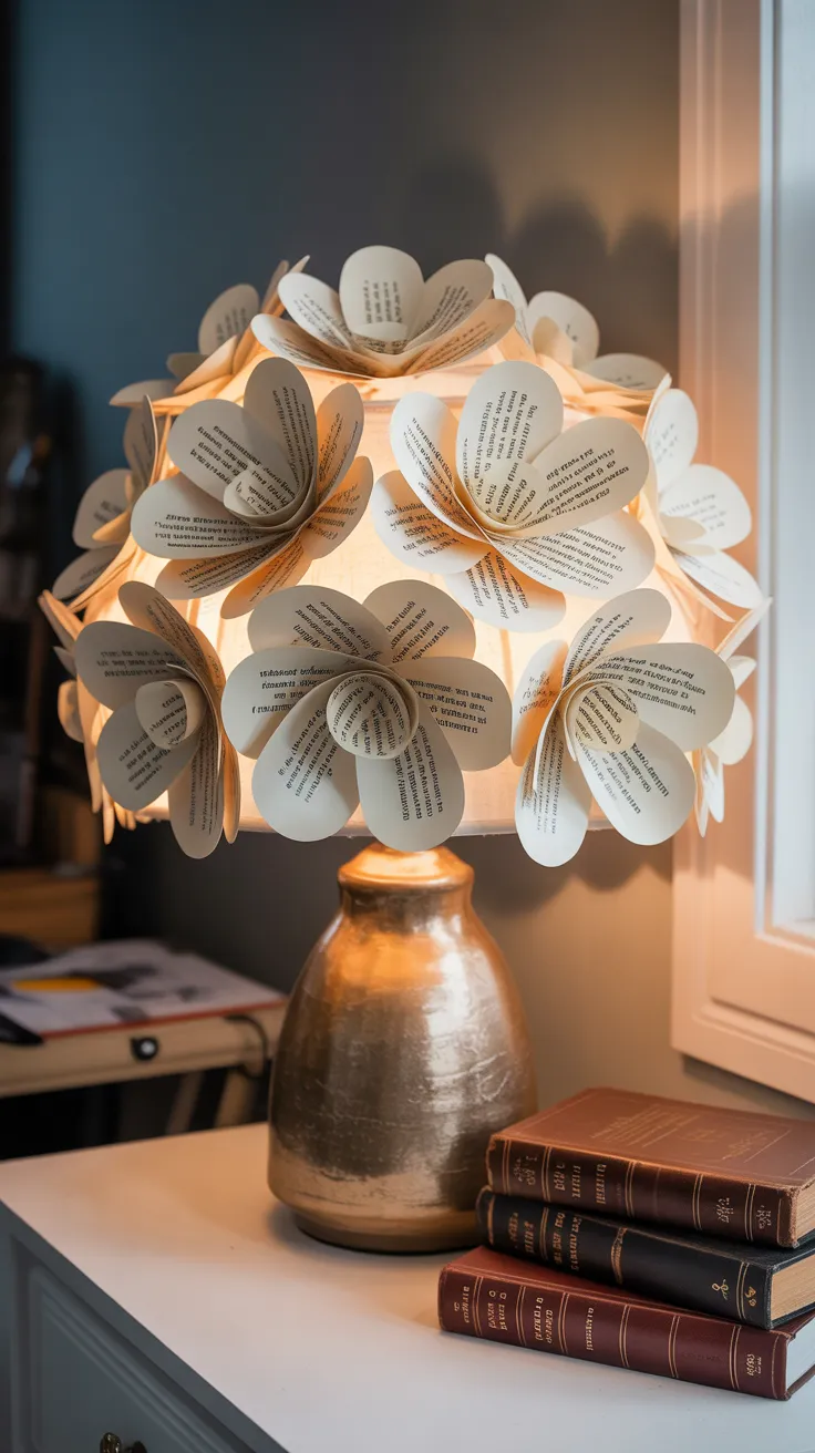 DIY Paper Flower Lamp Shade: 12 Enchanting Projects