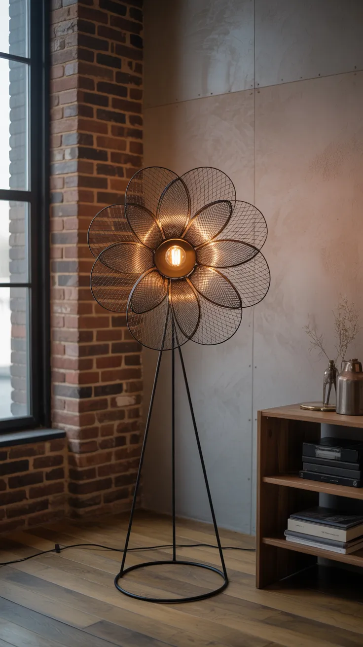 Flower Floor Lamp DIY: 12 Stunning Ideas For Home Decor