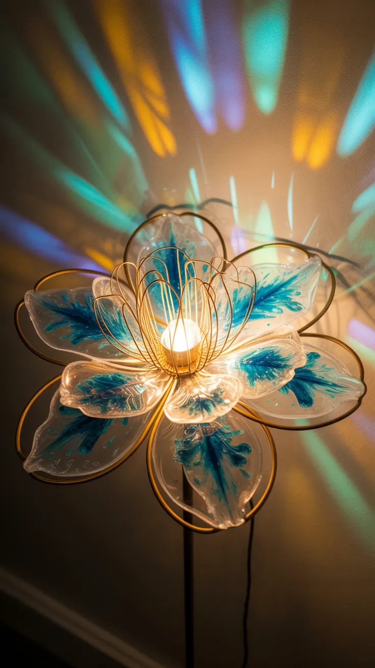 Flower Floor Lamp DIY: 12 Stunning Ideas For Home Decor