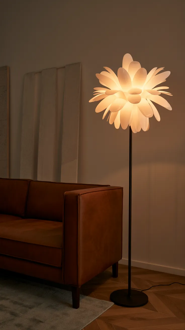 Flower Floor Lamp DIY: 12 Stunning Ideas For Home Decor
