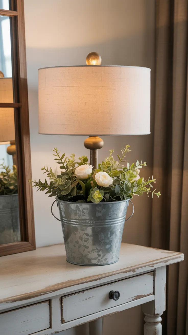 Tradition Flower Pot Lamp: Charming Decor For Your Home