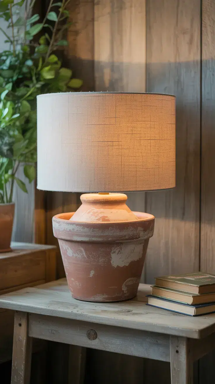 Tradition Flower Pot Lamp: Charming Decor For Your Home