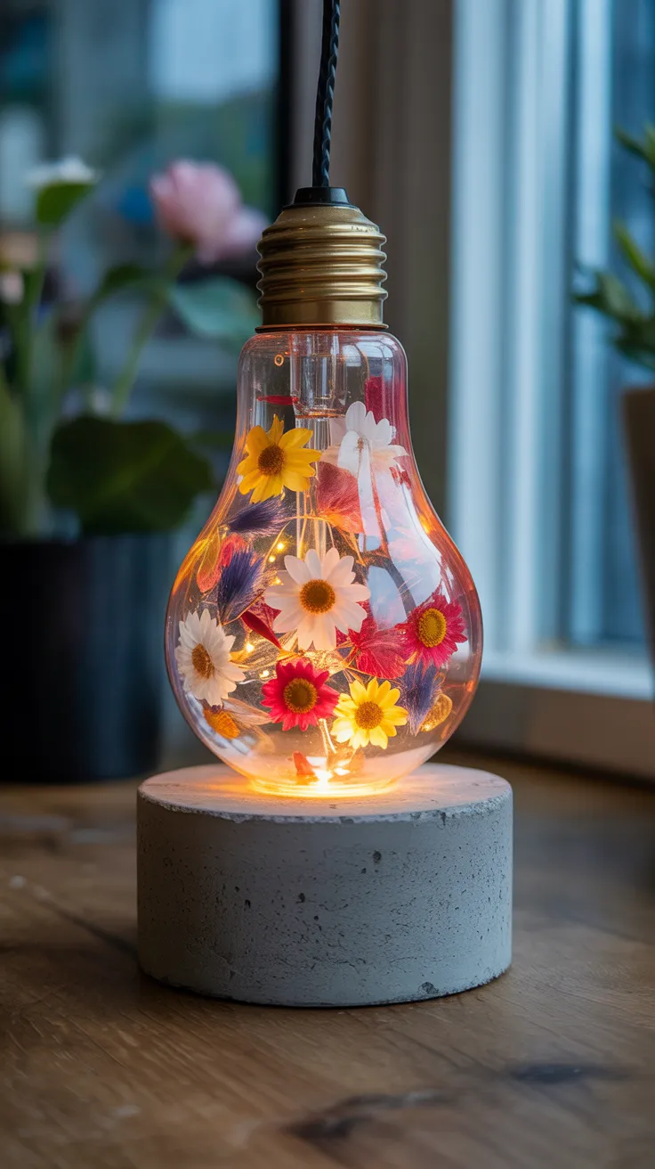 Resin Flower Lamp: 12 Enchanting Designs For Your Home