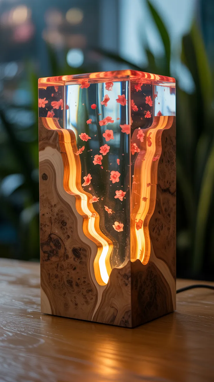 Resin Flower Lamp: 12 Enchanting Designs For Your Home