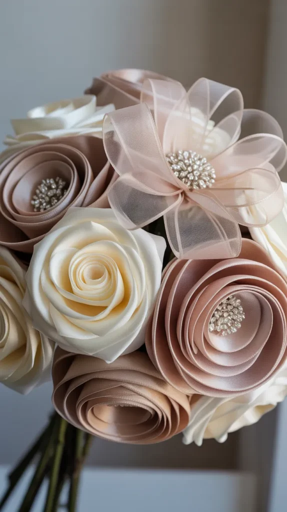 Ribbon Flower Bouquet: 12 Stunning DIY Ideas